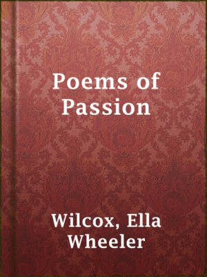 cover image of Poems of Passion